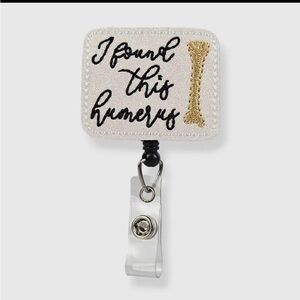Boutique Hand Made Medical Field Humerus Badge Reel